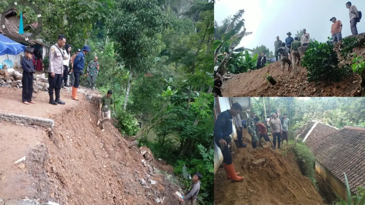 Beberapa Desa di Kecamatan Banjarwangi Garut Diterjang Longsor dan Pergeseran Tanah