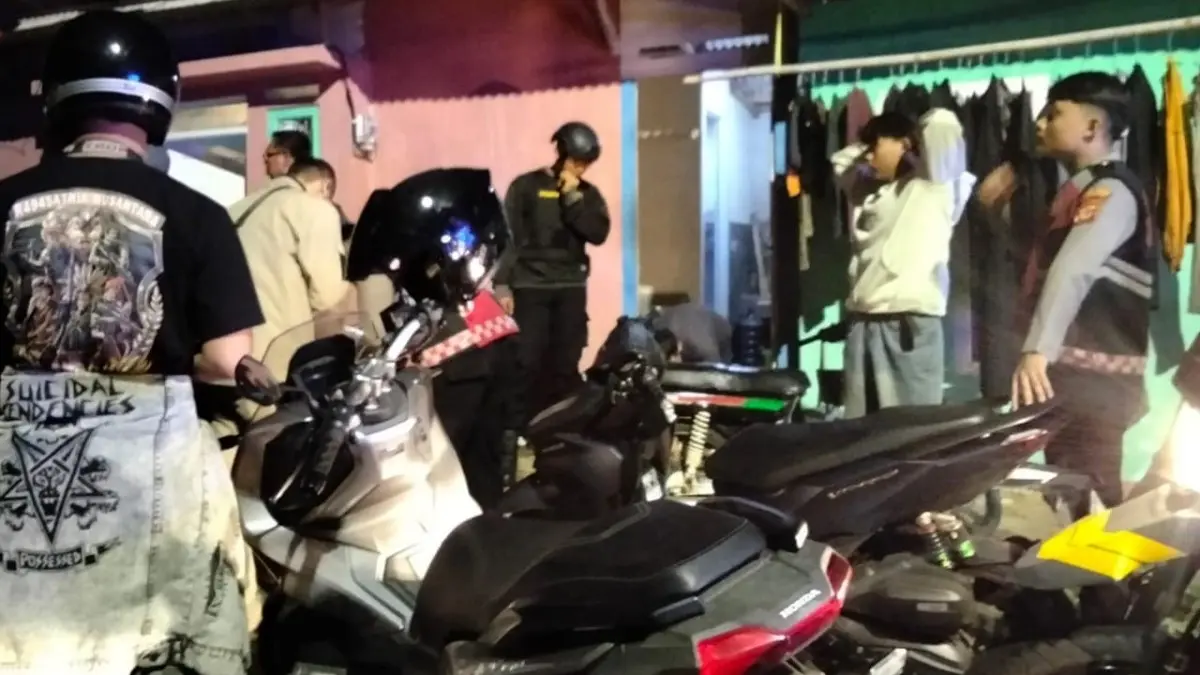 Polres Banjar Mengamankan Belasan Remaja dan Pemuda