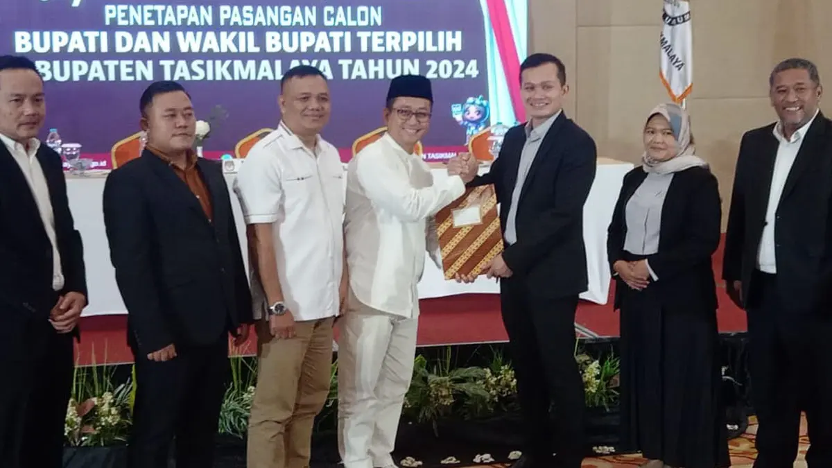 penetapan pasangan calon terpilih bupati tasikmalaya cecep nurul yakin