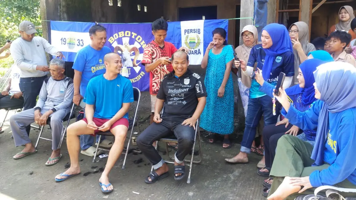 Perayaan Persib Juara Liga 1