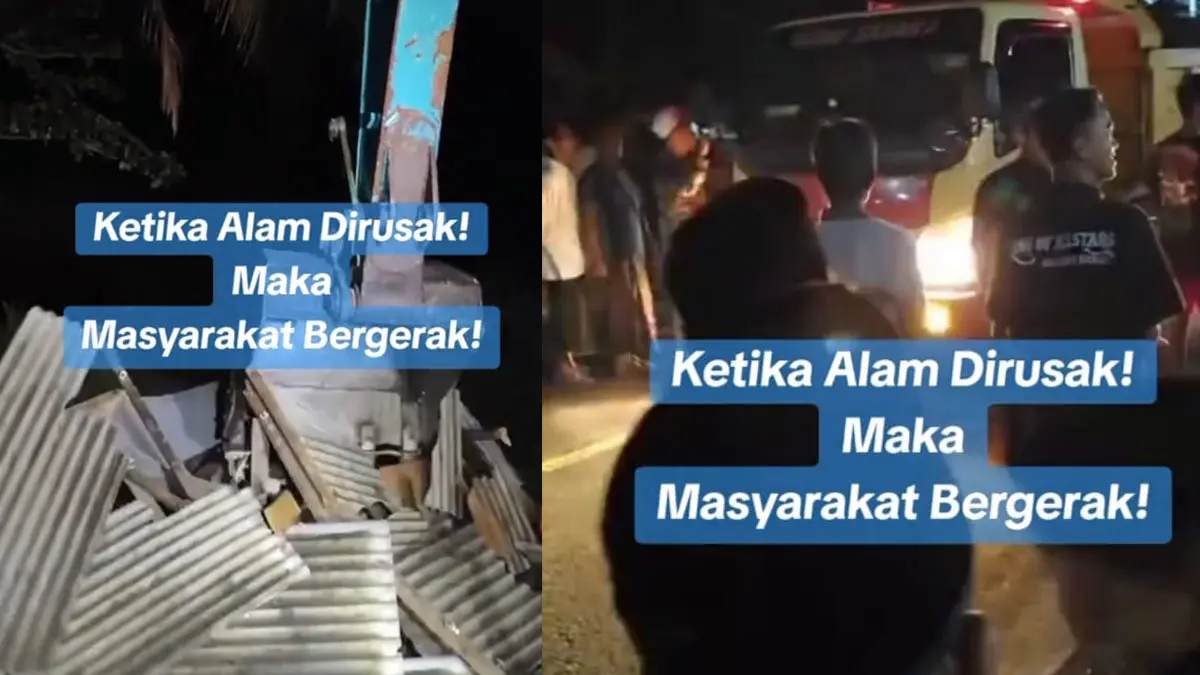 tambang pasir ilegal di karangnunggal