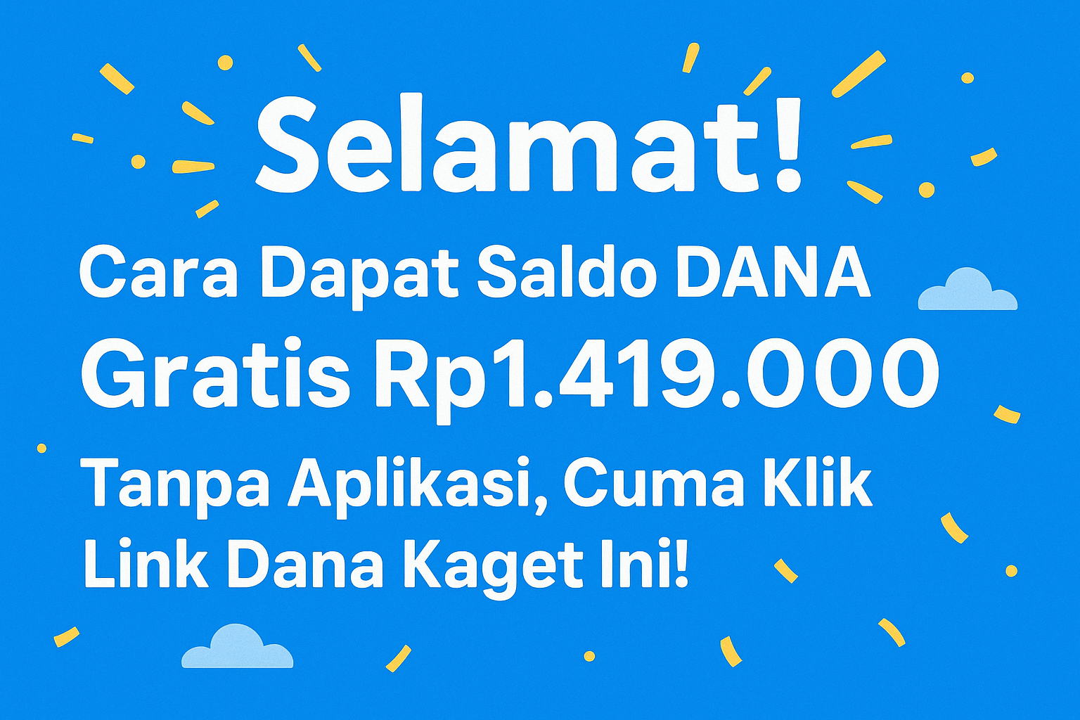 saldo DANA gratis