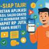 Aplikasi penghasil saldo DANA