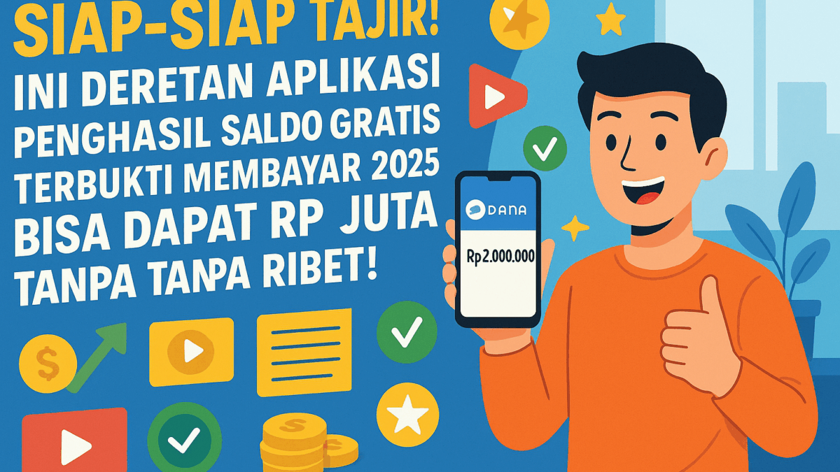Aplikasi penghasil saldo DANA