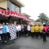 Hut bhayangkara forkopimda jalan sehat bersama