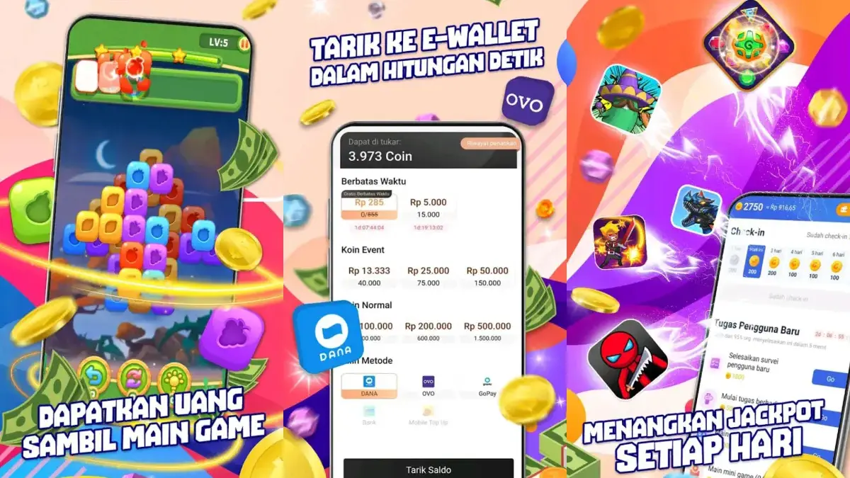 Main Game dan Isi Survei Raup Saldo DANA (Istimewa: Play Store Tap Coin)