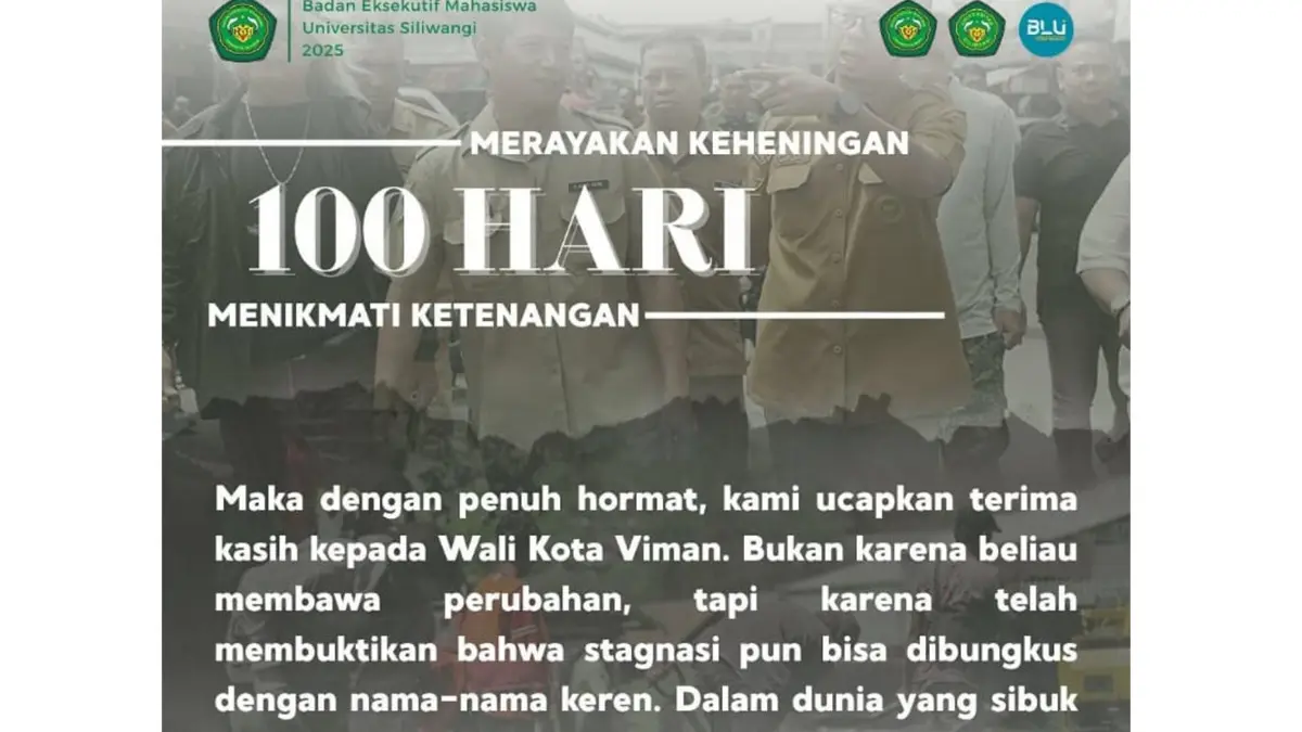 100 hari kepemimpinan viman-diky