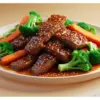 Ilustrasi Beef Teriyaki (ilustrasi by leonardo.ai)