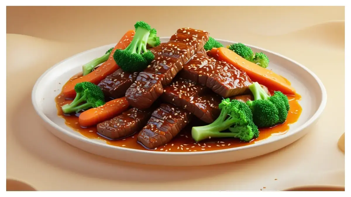 Ilustrasi Beef Teriyaki (ilustrasi by leonardo.ai)