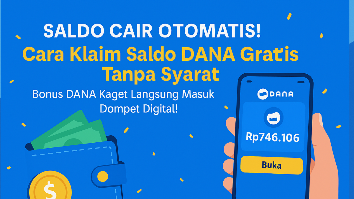 Klaim Saldo DANA Gratis