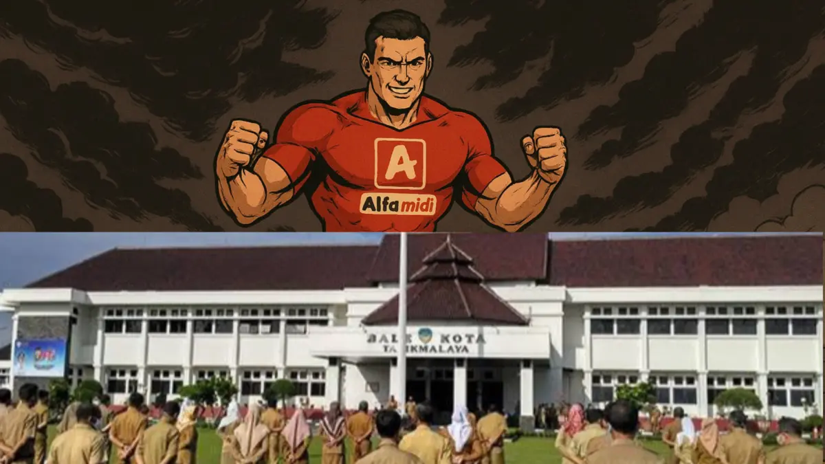Minimarket alfamidi, bangunan ilegal, pemkot Tasiikmalaya