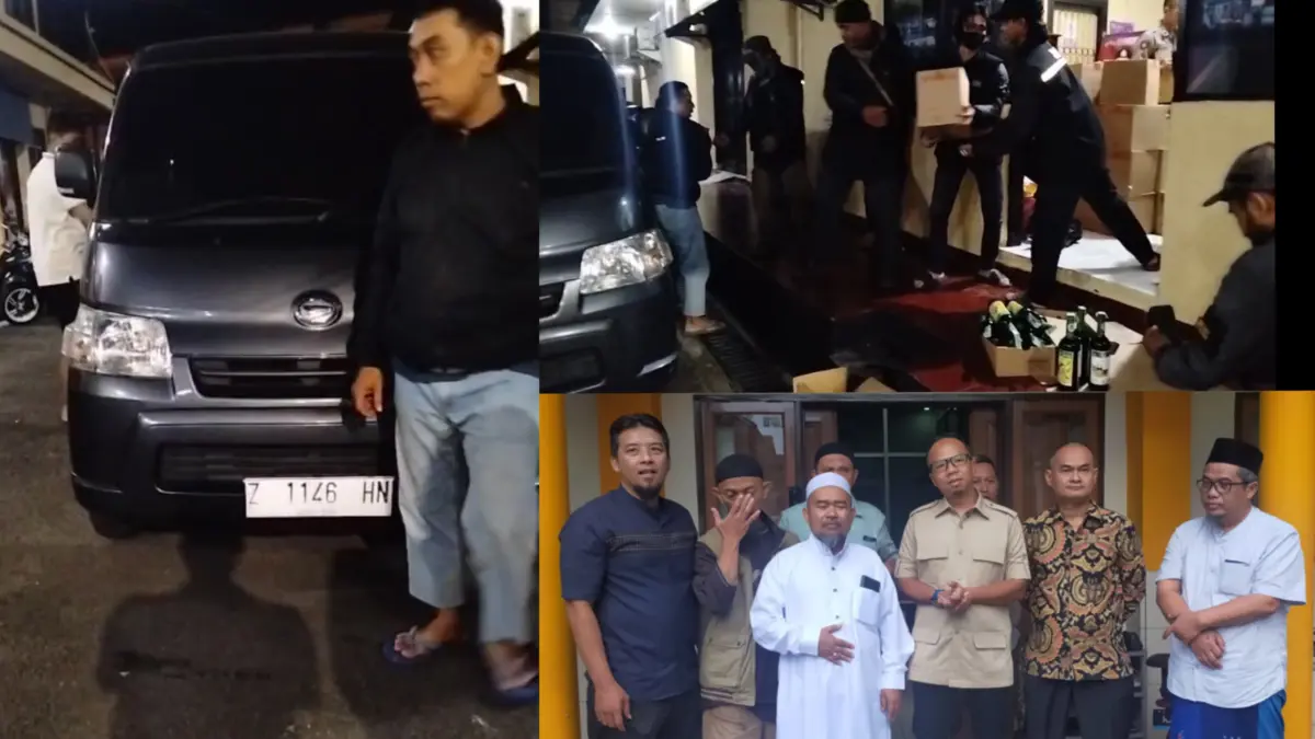 Mobil Pengangkut Miras di Komplek Perumahan Wali Kota Tasikmalaya Mobil pengangkut miras, komplek perumahan elit, rumah wali kota tasikmalaya