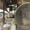 Insinelator pembakar sampah, pasar cikurubuk kota tasikmalaya
