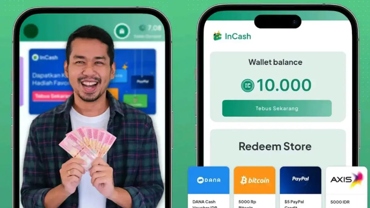 Dapat Saldo DANA dan Kripto dari Aplikasi Penghasil Uang (Play Store InCash)