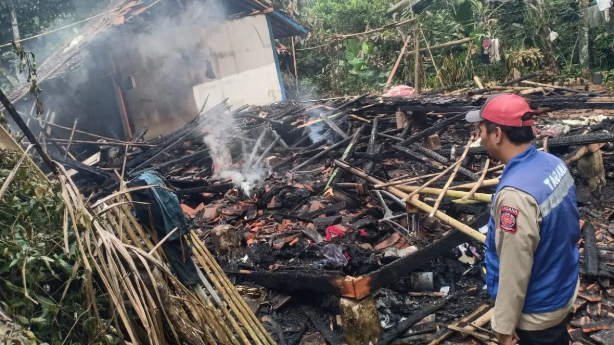 Kebakaran Rumah di Mangunreja Tasikmalaya