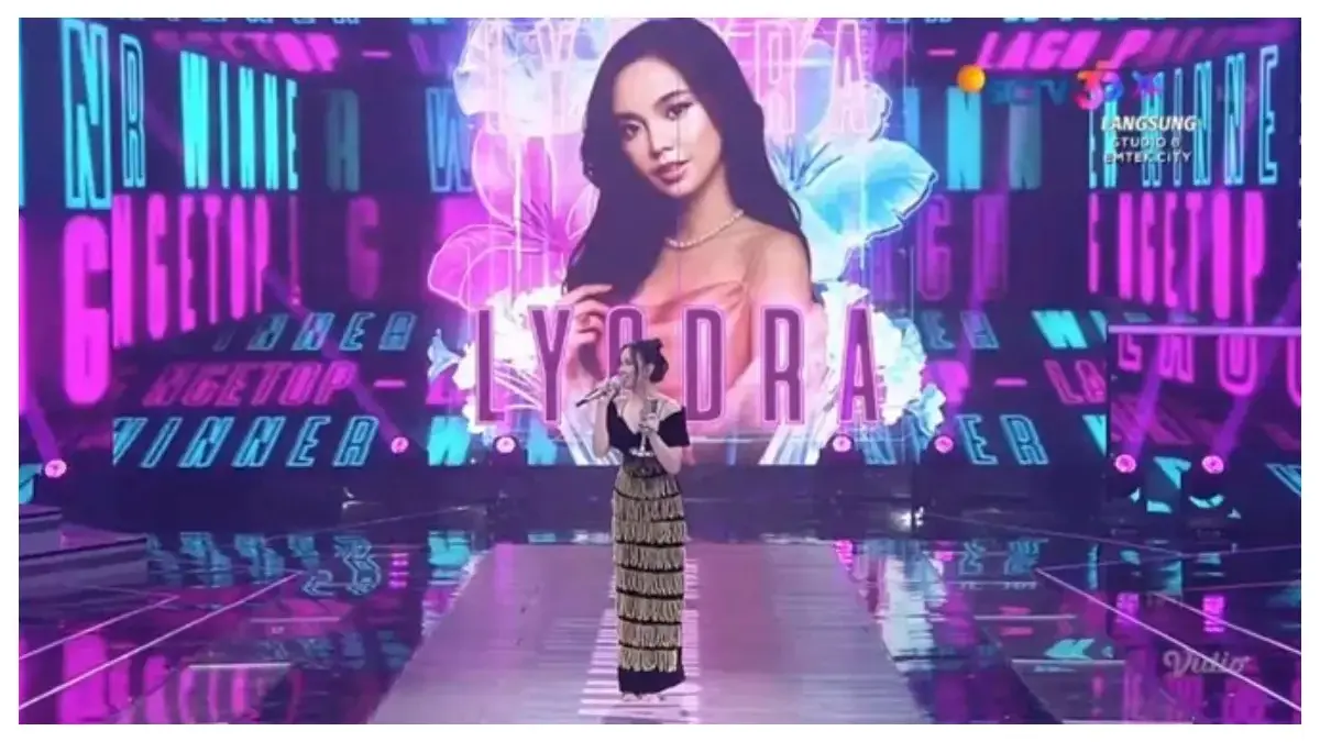 Lyodra di acara SCTV Music Awards 2025 (tangkapan layar vidio.com)