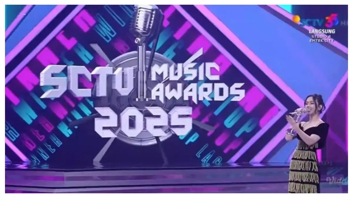 Pemenang SCTV Music Awards 2025 (tangkapan layar vidio.com)