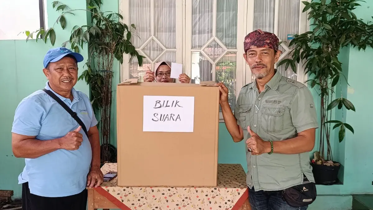 Pemilihan Ketua RT Desa Margaluyu Kecamatan Manonjaya