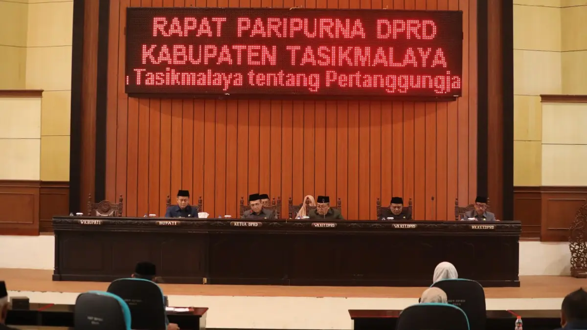 Rapat Paripurna DPRD Kabupaten Tasikmalaya