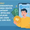 Saldo DANA Gratis dari WhatsApp