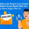 Cara Dapat Saldo DANA Gratis