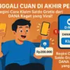 Cara Klaim Saldo Gratis dari DANA Kaget