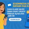 Klaim Saldo DANA Gratis