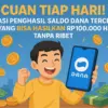 Aplikasi penghasil saldo DANA tercepat 2025