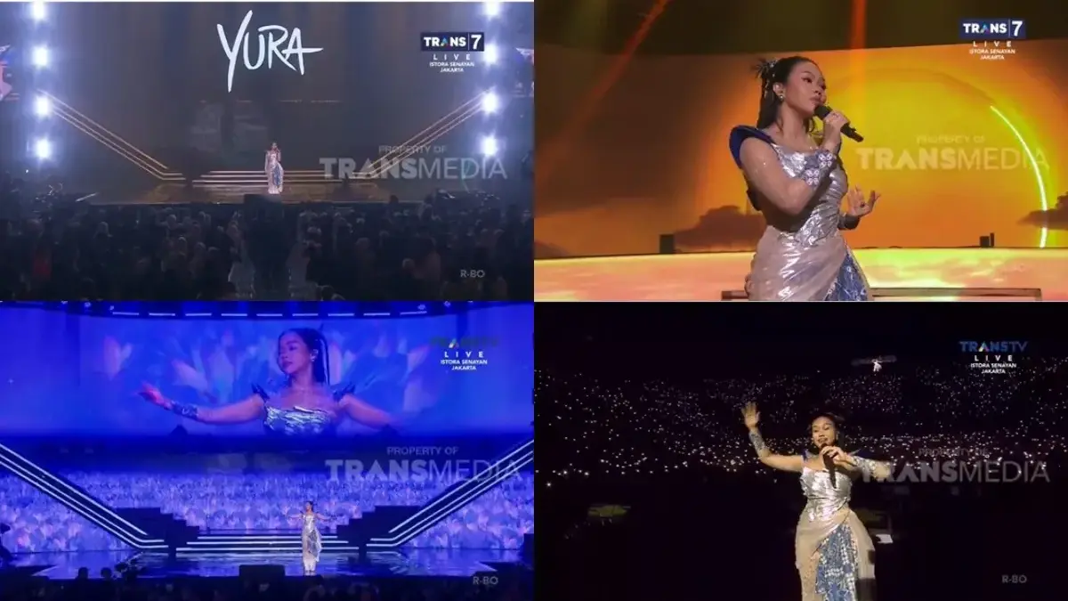 Aksi Panggung Yura Yunita (tangkapan layar transtv.co.id)