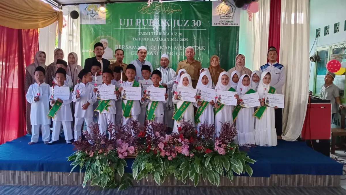 Sdit ainun kota tasikmalaya, hafalan tahfidz juz 30
