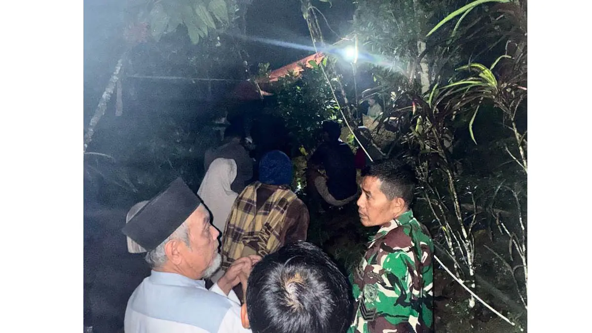 nazril, korban longsor taraju