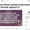 Petisi mahasiswa Unsil