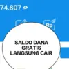 Saldo DANA Gratis Langsung Cair