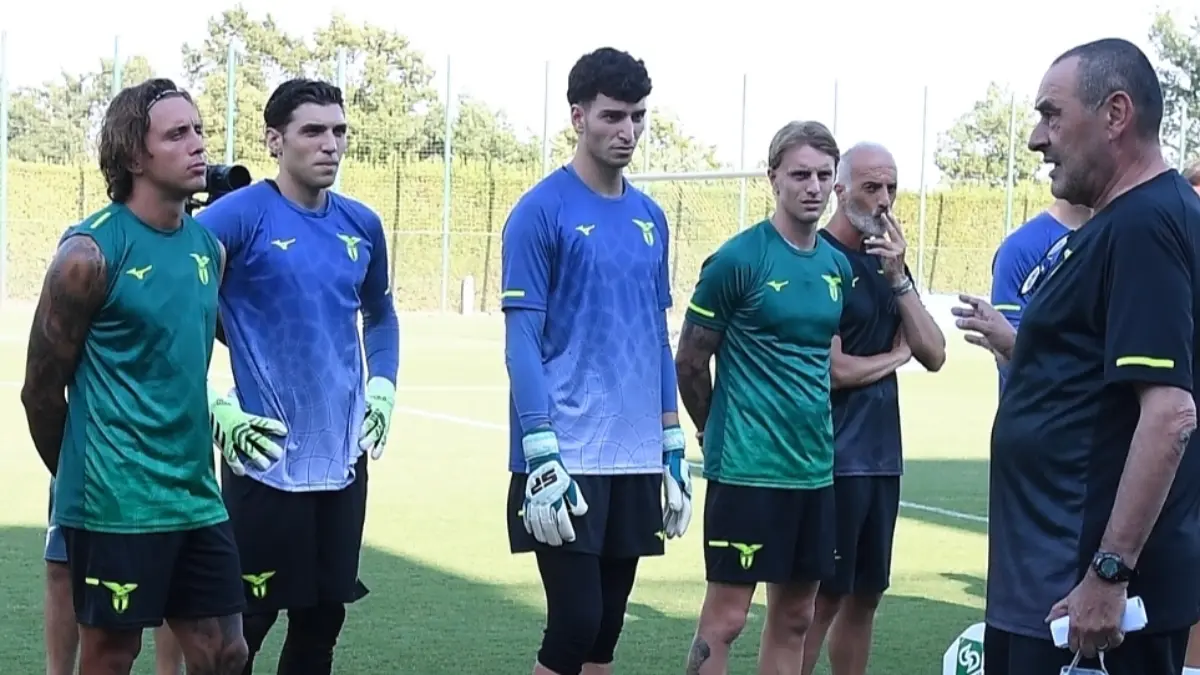 Sesi latihan perdana Lazio