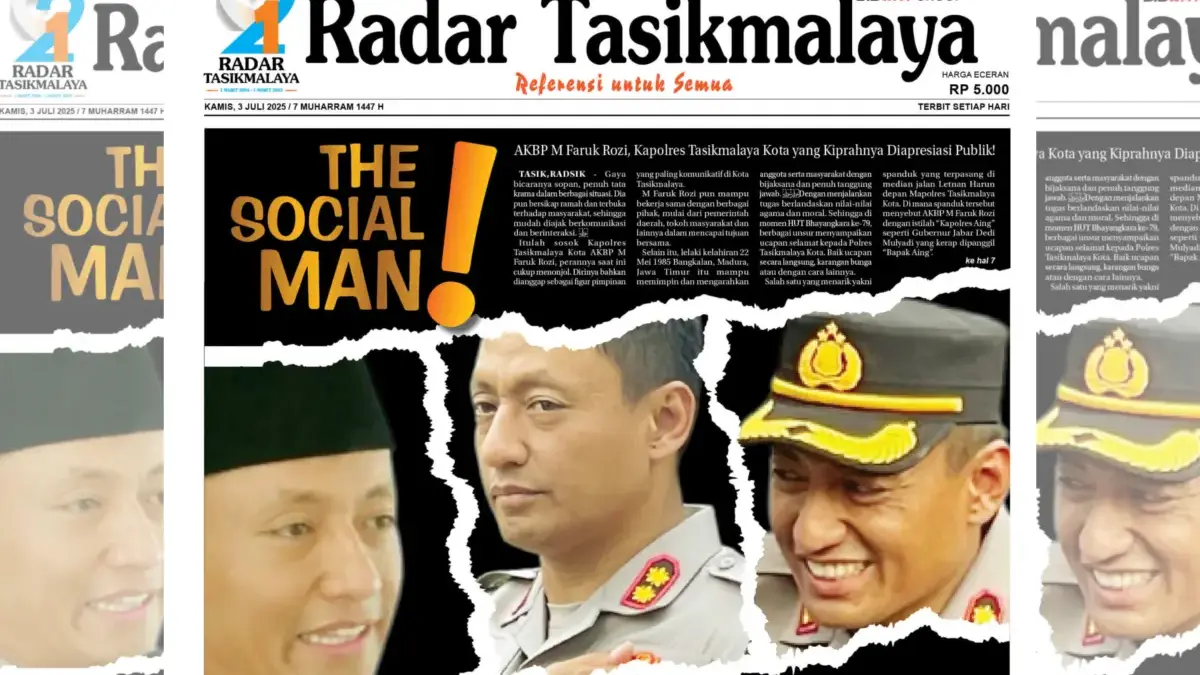 Kapolres Tasikmalaya Kota AKBP M Faruk Rozi