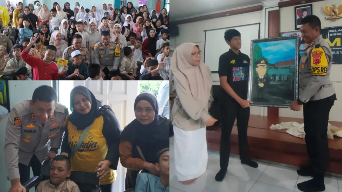 Polres tasikmalaya kota, SLB Yayasan Bahagia, Pendidikan siswa disabilitas
