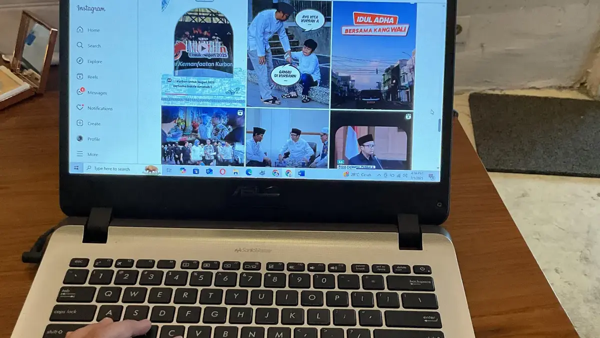 Instagram Wali Kota Tasikmalaya