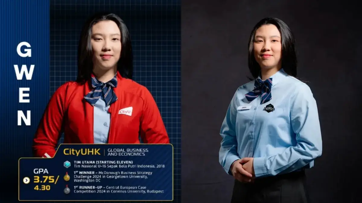 Profil Gwen, Peserta Clash of Champions Season 2 (istimewa: ruangguru.com)