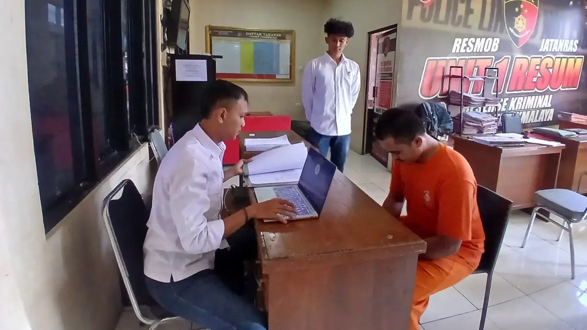 Residivis Curanmor Diamankan Polres Tasikmalaya