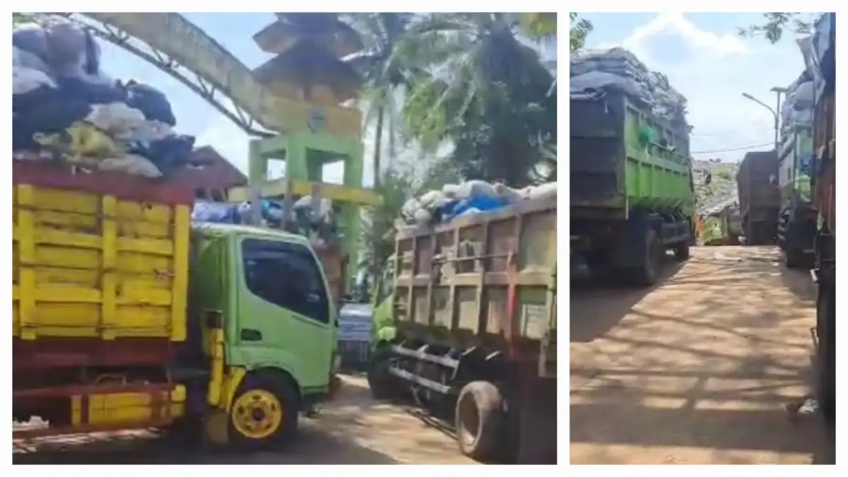 Pengangkutan sampah di kota tasik