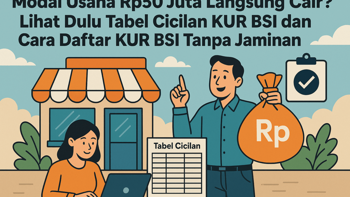 Cara Daftar KUR BSI Tanpa Jaminan