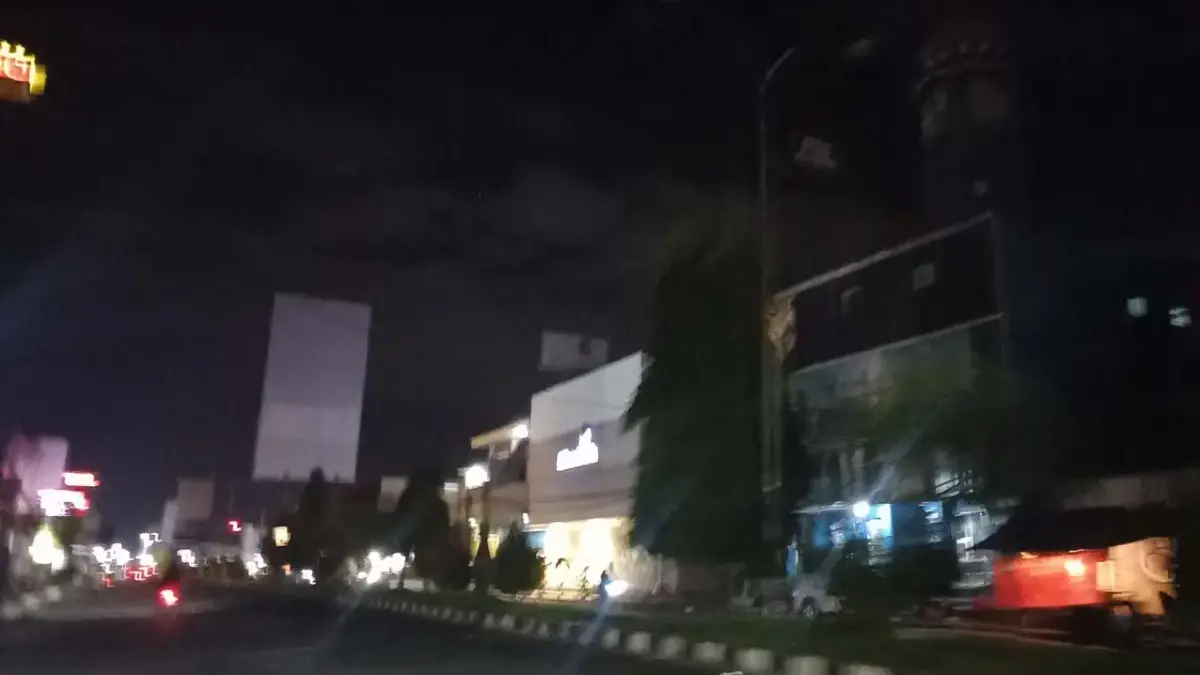 lampu pju padam di kota tasikmalaya