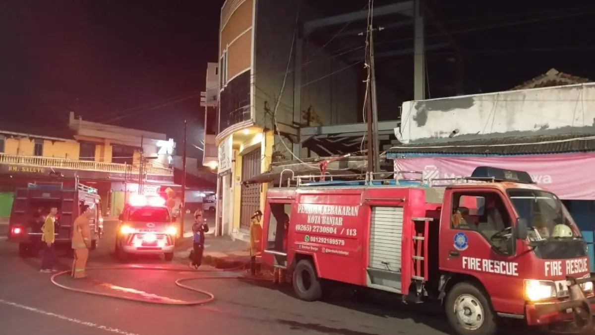 Warga Kota Banjar Nyaris Hangus Terbakar