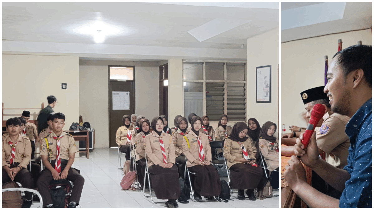 pelatihan jurnalistik pramuka kwarcab kota tasikmalaya