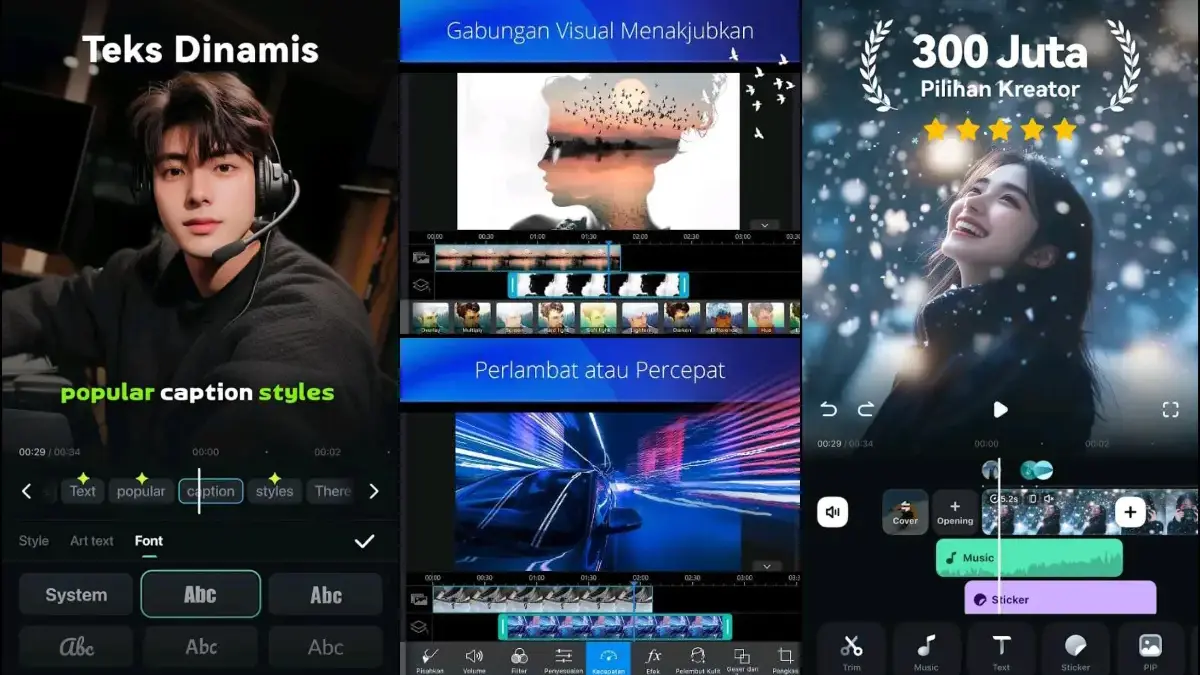 Aplikasi Video Editor AI Terbaik 2025 (istimewa: playstore)