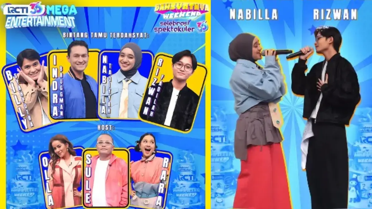 Duet Maut Nabila Taqiyyah dan Rizwan Fadilah (Instagram.com @officialrcti)