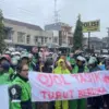 Affan kurniawan meninggal dunia, aksi driver ojek online ojol tasikmalaya