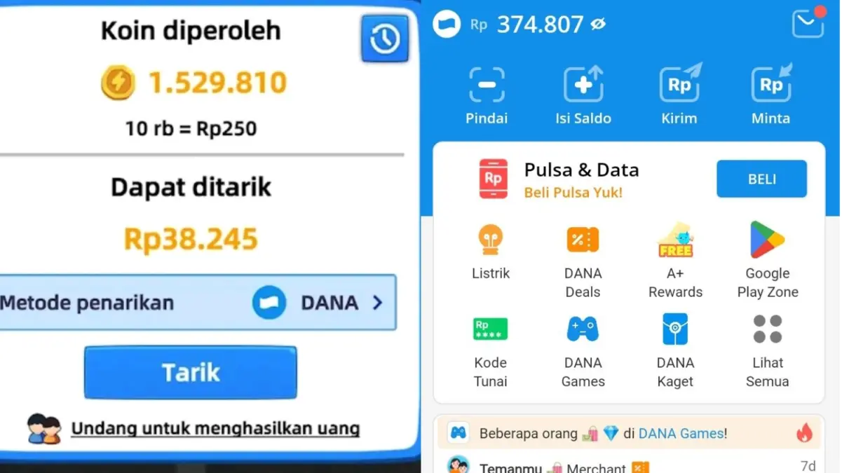 Saldo DANA Gratis
