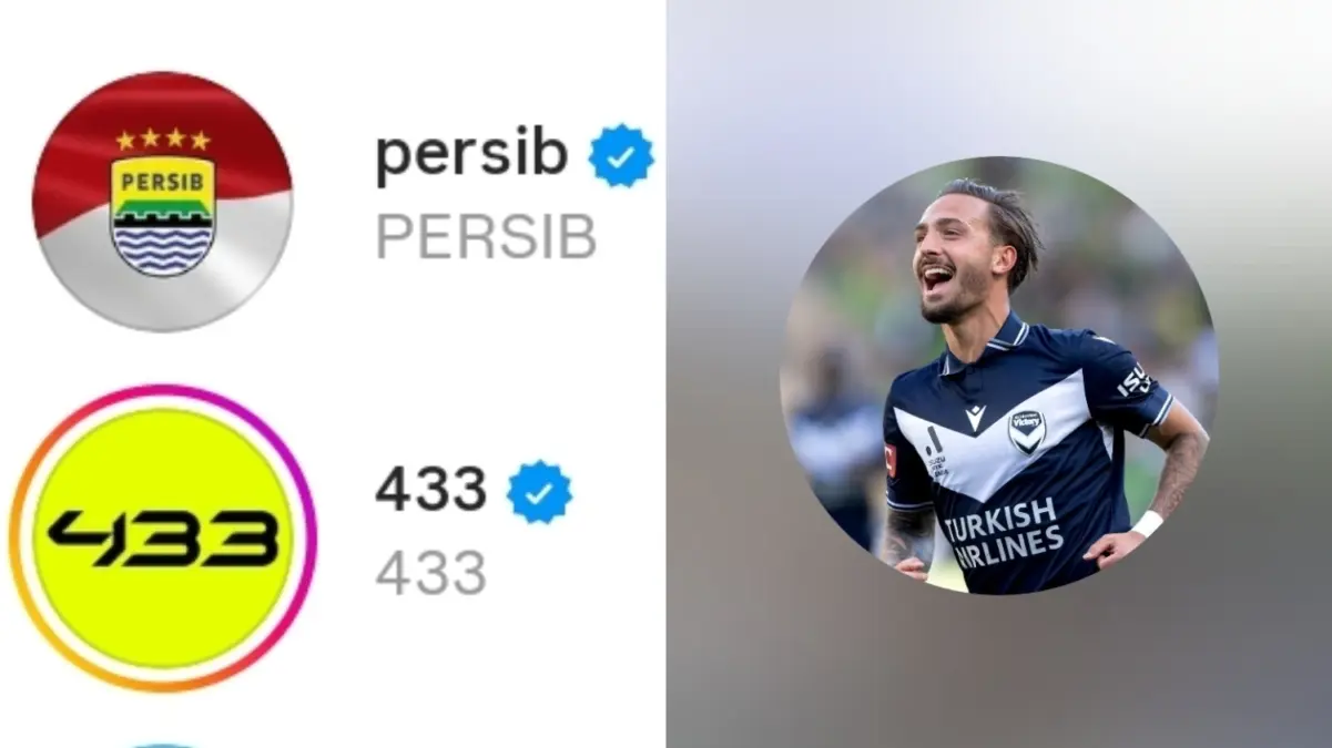 Reno Piscopo Ketahuan Follow Akun Instagram Persib