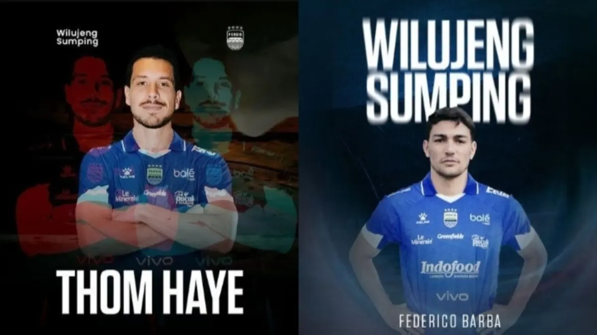 Thom Haye dan Federico Barba Gabung Persib